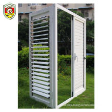 China supplier custom high quality commercial material aluminium alloy frame window shutters outside